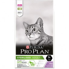 Сухой корм Pro Plan для стерилизованных кошек и кастрированных котов, с высоким содержанием индейки