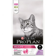 Сухой корм Pro Plan для взрослых кошек с чувствительным пищеварением или особыми предпочтениями в еде, с высоким содержанием индейки