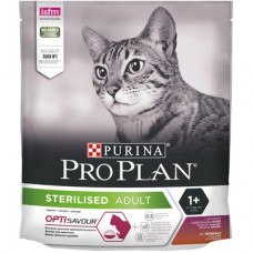 Сухой корм Pro Plan для взрослых стерилизованных кошек и кастрированных котов, с высоким содержанием утки и c печенью