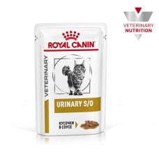Royal Canin Urinary S/O Корм диетический для кошек при мочекаменной болезни, соус