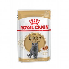 Royal Canin British Shorthair Adult Корм консервированный для взрослых британских короткошерстных кошек, соус